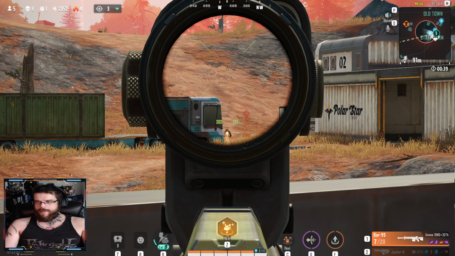 1 v 4 clutch for win