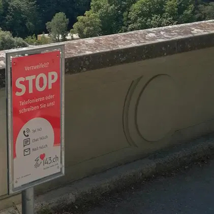 Stopschild am Abgrund 

#fotovorschlag #stopschild #bern
