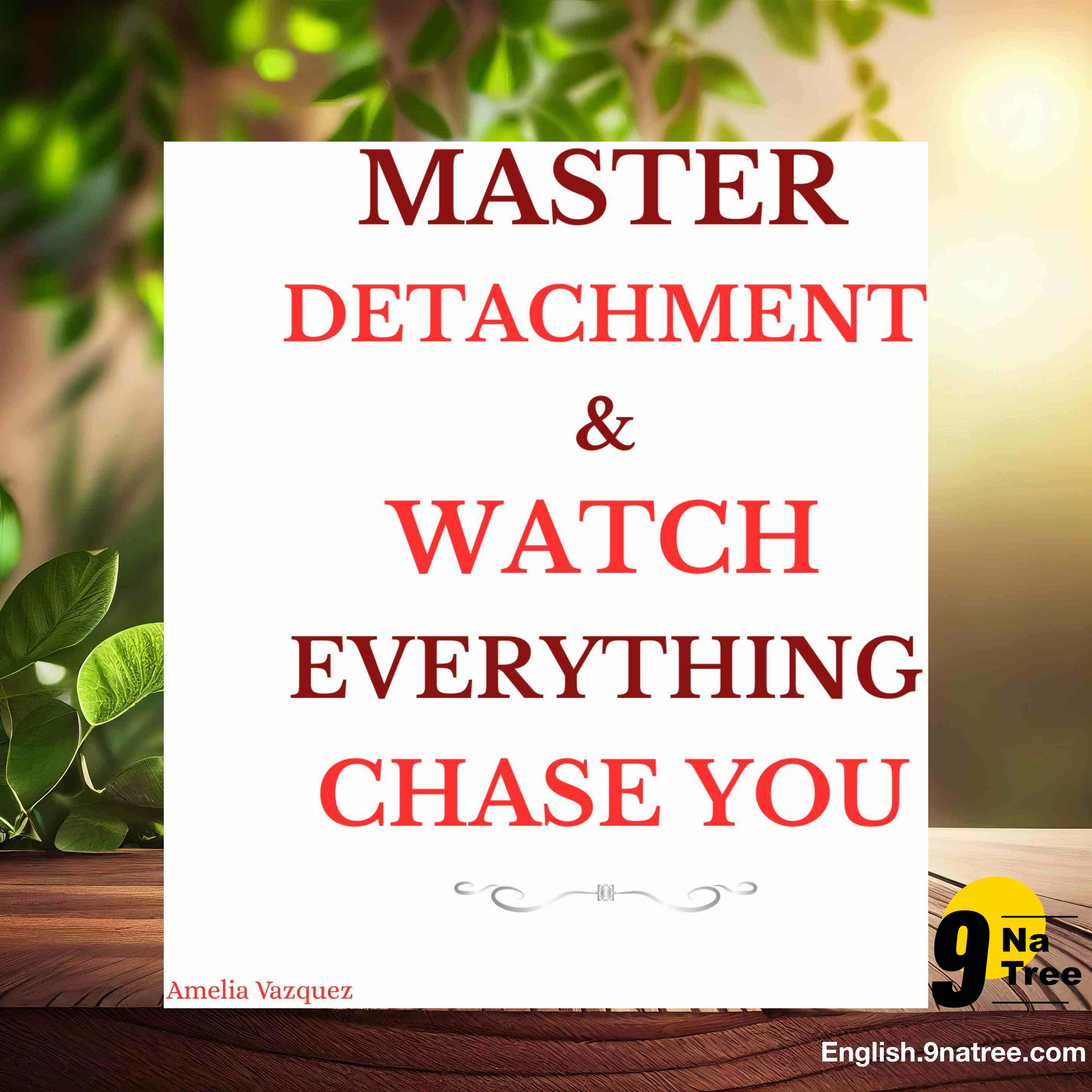 [Review] Master Detachment & Watch Everything Chase You (Amelia Vazquez) Summarized.