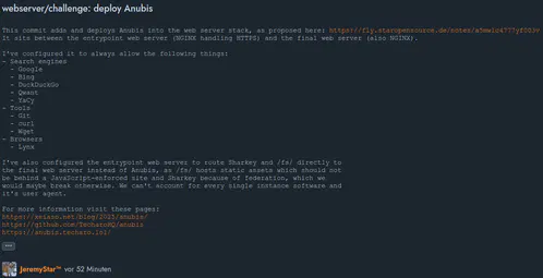 Anubis is now fully deploy and running!