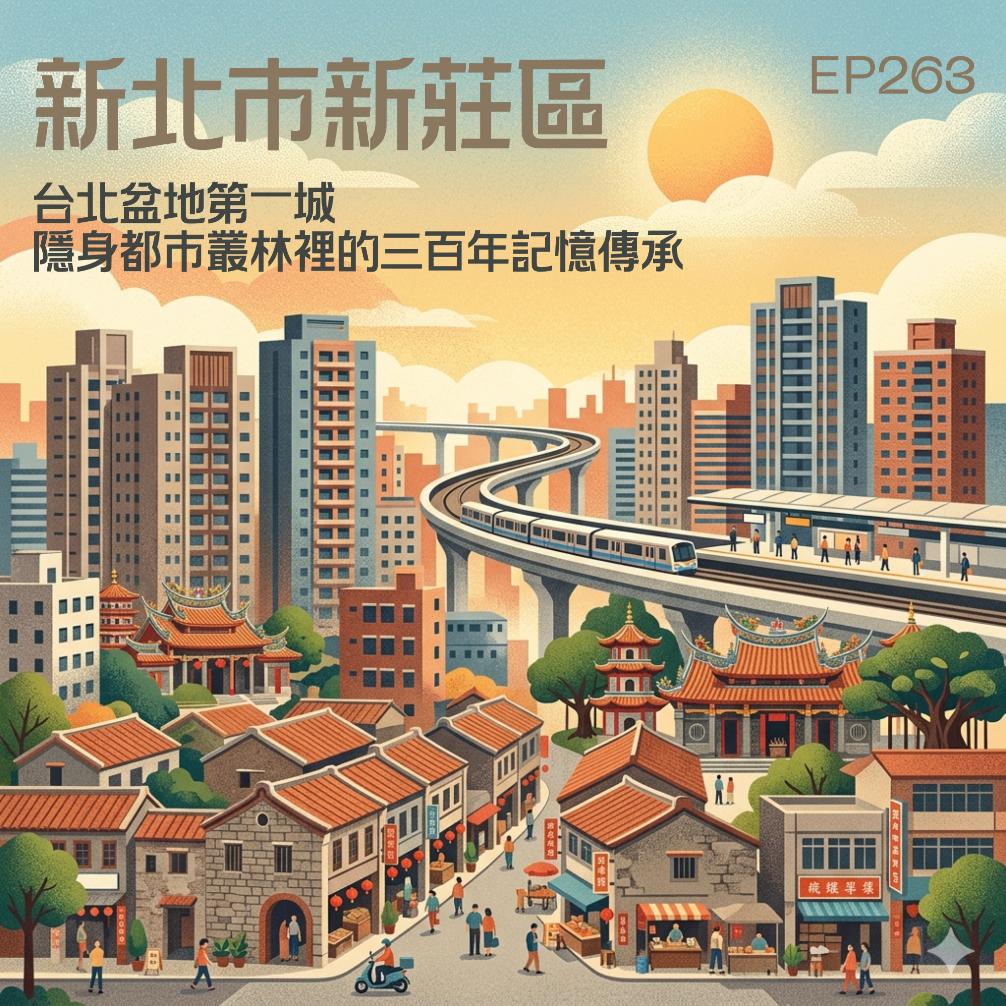 EP263 新北市新莊區：台北盆地第一城，隱身都市叢林裡的三百年記憶傳承 ft. 晉弘