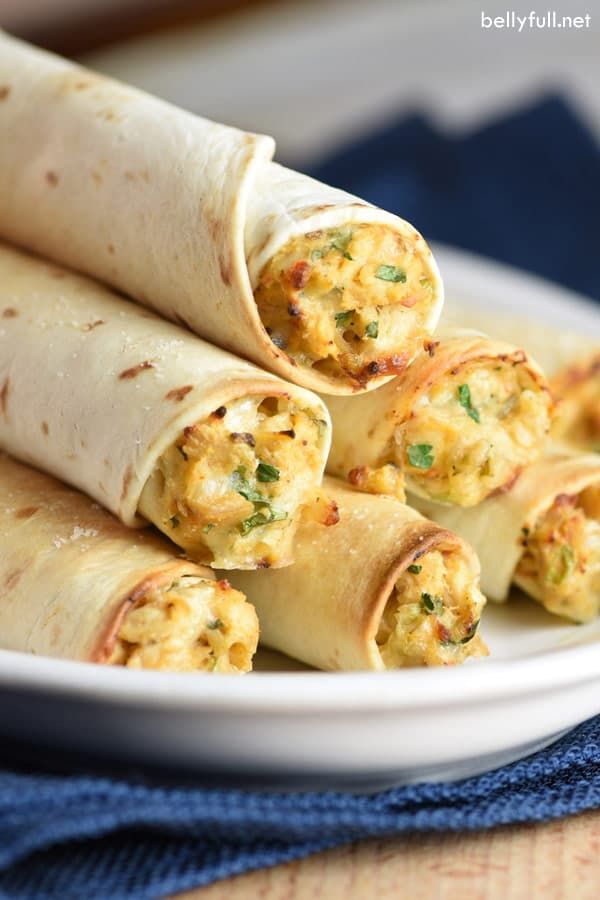 These homemade Baked Chicken Taquitos rival anything you’ll 