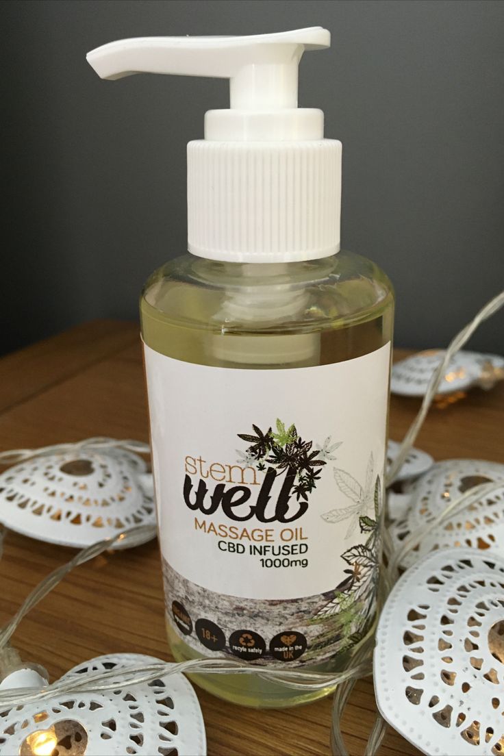 CBD MASSAGE OIL 1000gm 100ml CBD Infused Massage Oil produce