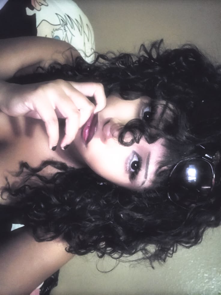 #bangs #micromicrobangs curly hair #alt #curly hair #curly h