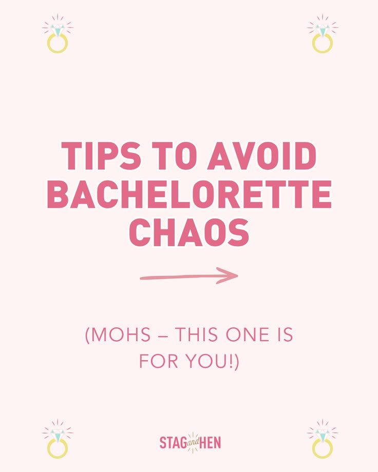 Planning a bachelorette? 💍✨⁠ SAVE this post! ⁠
⁠
Being the M