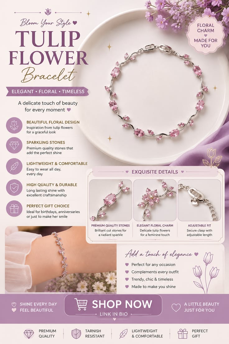 Add a touch of floral elegance to your everyday style with t