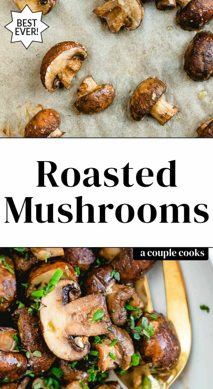 You won't be able to stop eating these roasted mushrooms! Me