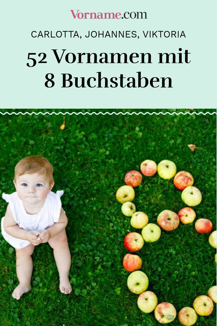 52 Vornamen mit 8 Buchstaben