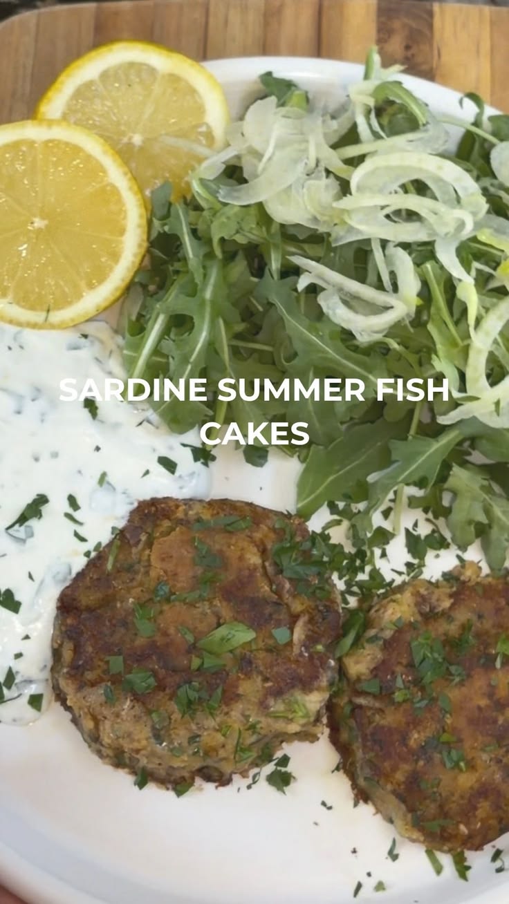 These sardine summer fish cakes are everything you want in a
