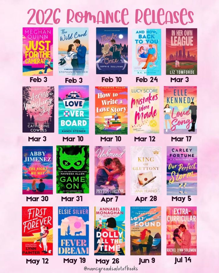 Spring was made for romance book lovers. And this spring 202