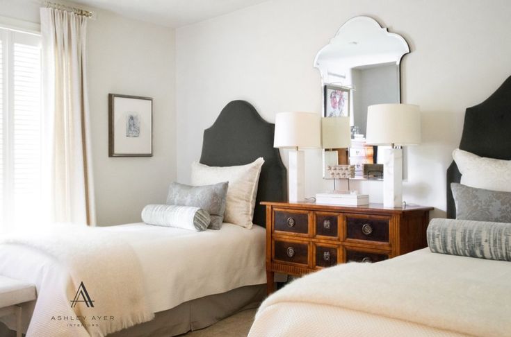 ASHLEY AYER INTERIORS: Ashley designed this bedroom for a ve