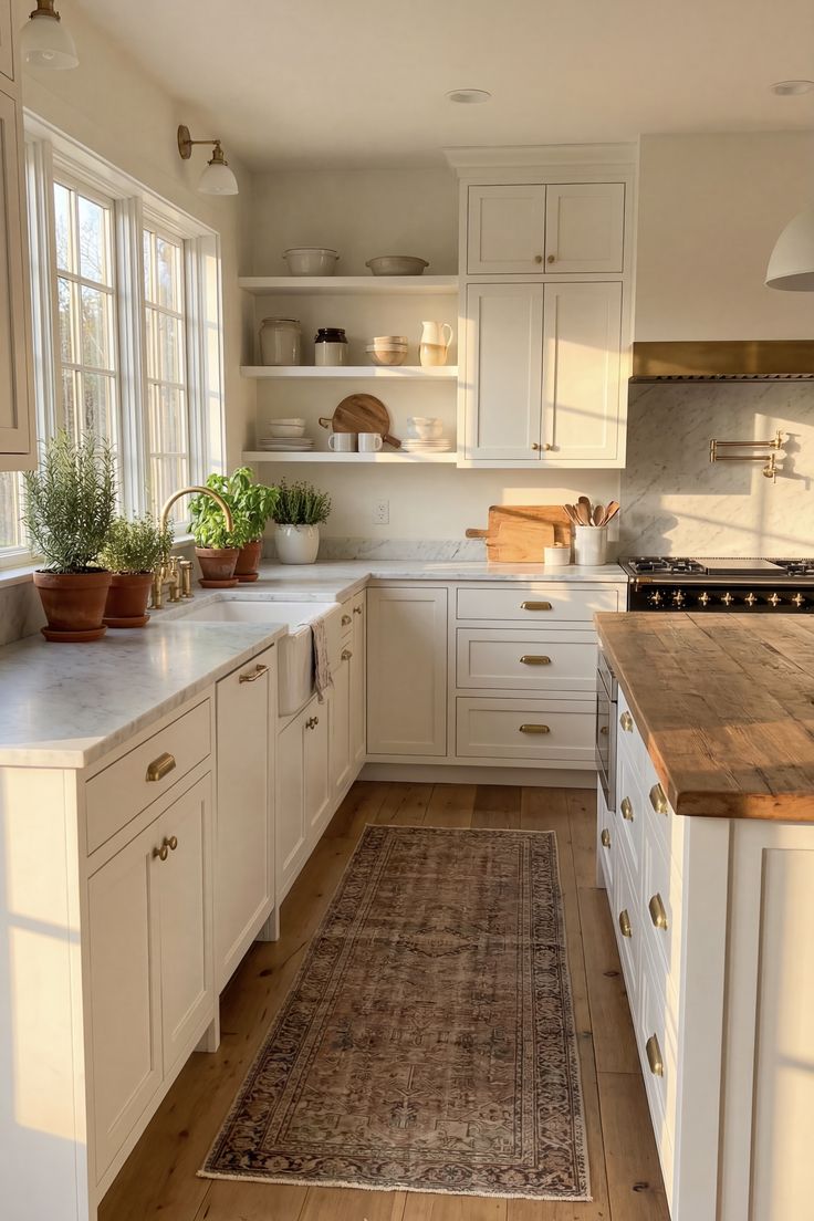 This modern kitchens & dining design features modern farmhou