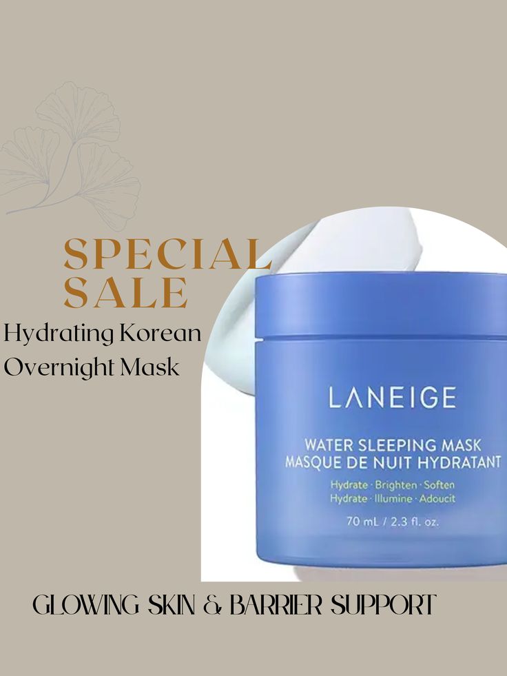 🌙 Wake Up to Glowing Skin! 💧
Experience overnight hydration 