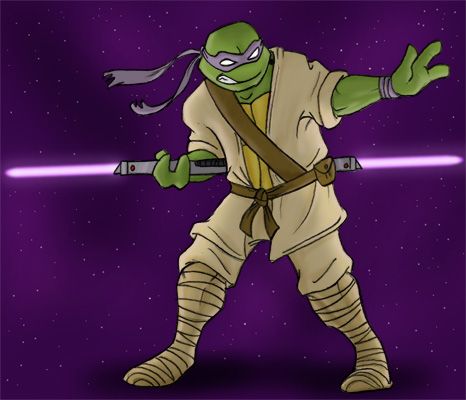 "TMNT" meets "Star Wars" (Donnie)
