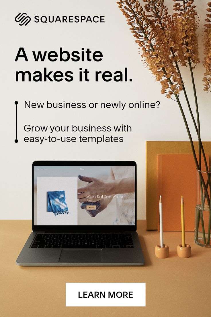 Squarespace can help you turn business dreams into reality, 