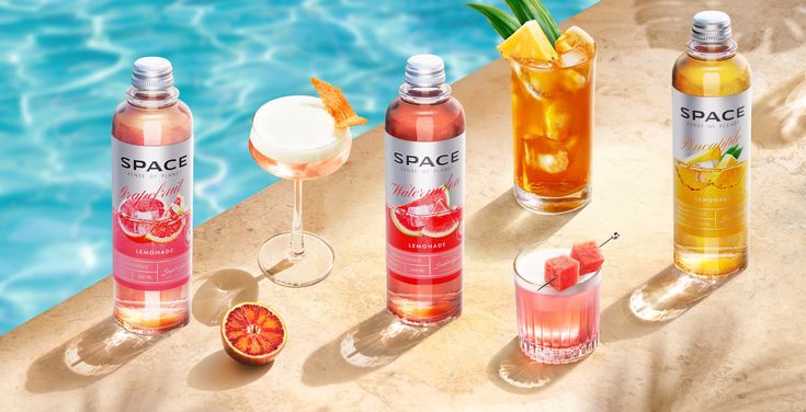 Flavors In Orbit: Space Drinks Reimagined Identity – Packagi