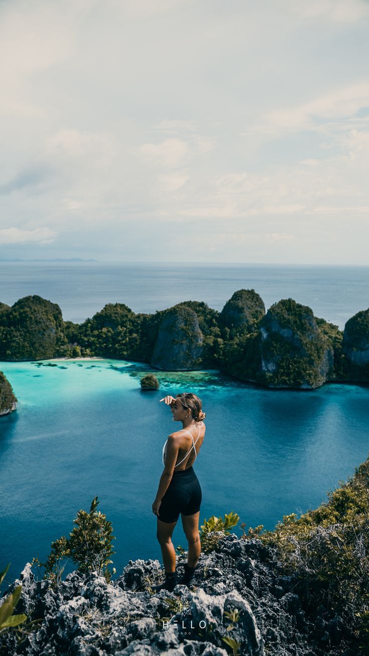 Raja Ampat is a tropical paradise in Indonesia with crystal-