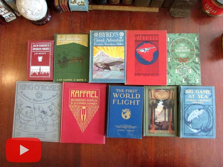 Decorative cloth book bindings c.1903-30 attractive lot of 1