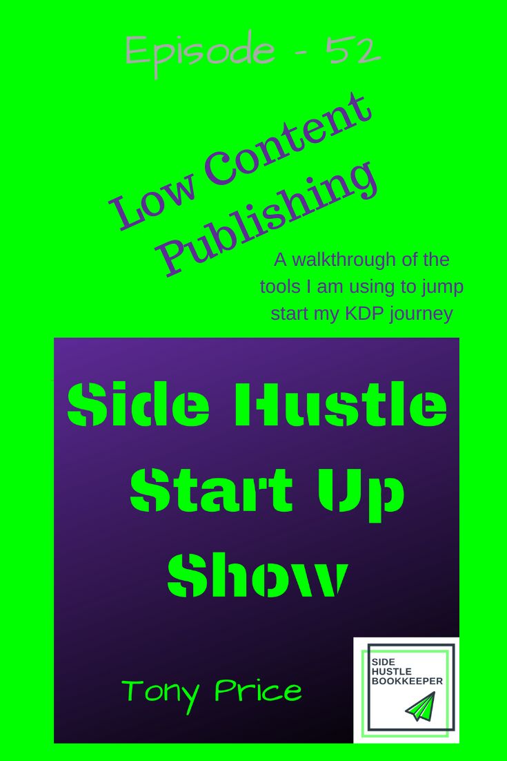 The latest post on Side Hustle Bookkeeper #PrintOnDemand #KD