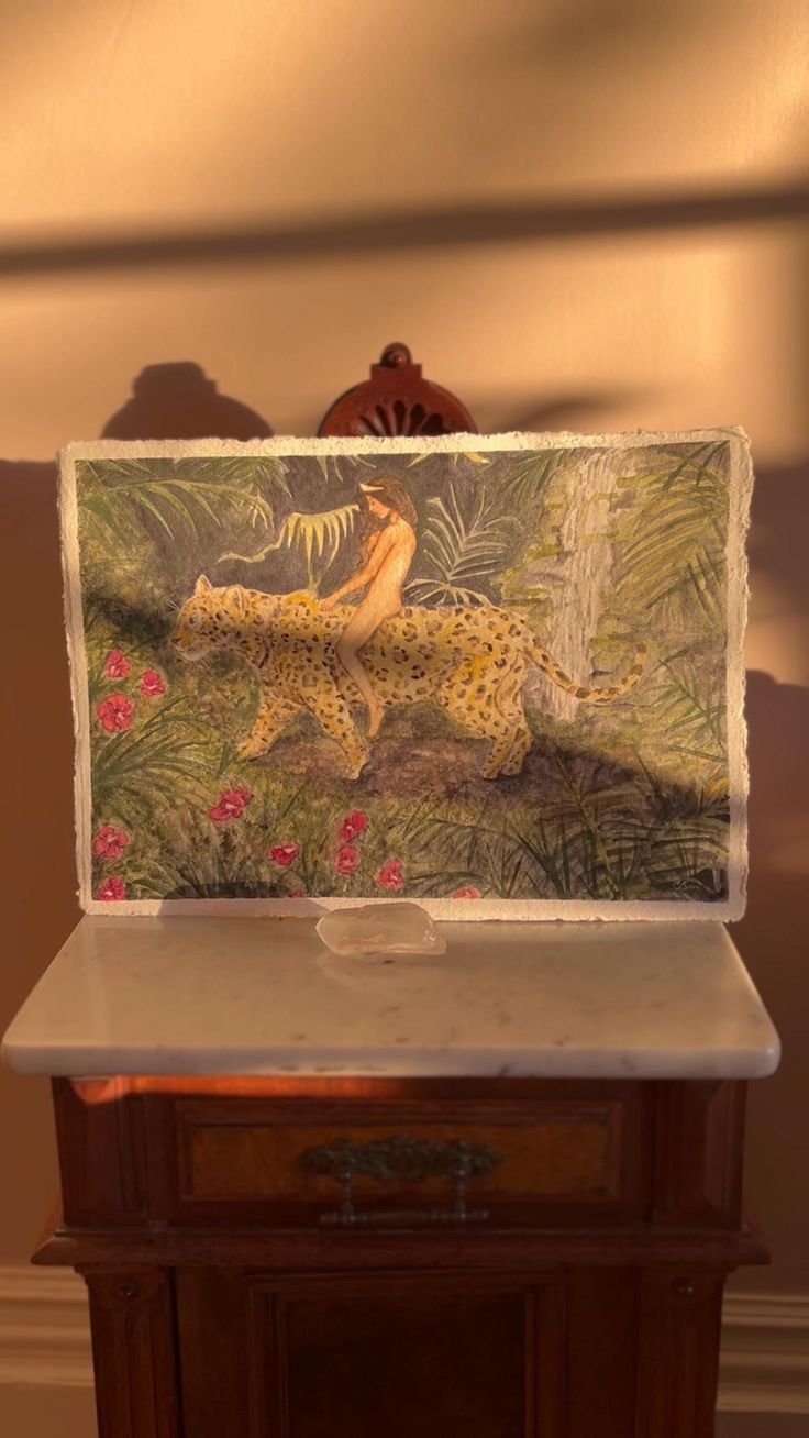 Jaguar Queen - by Chloe Sami
Watercolour on cotton rag paper
