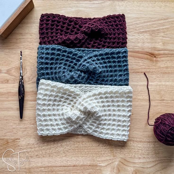 Cozy up your winter style with our Waffle Stitch Headband Cr