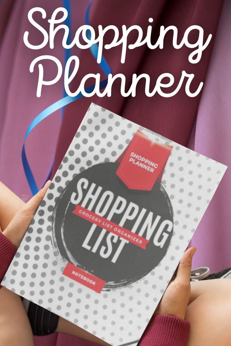 Shopping List: Grocery list organizer, Shopping list noteboo