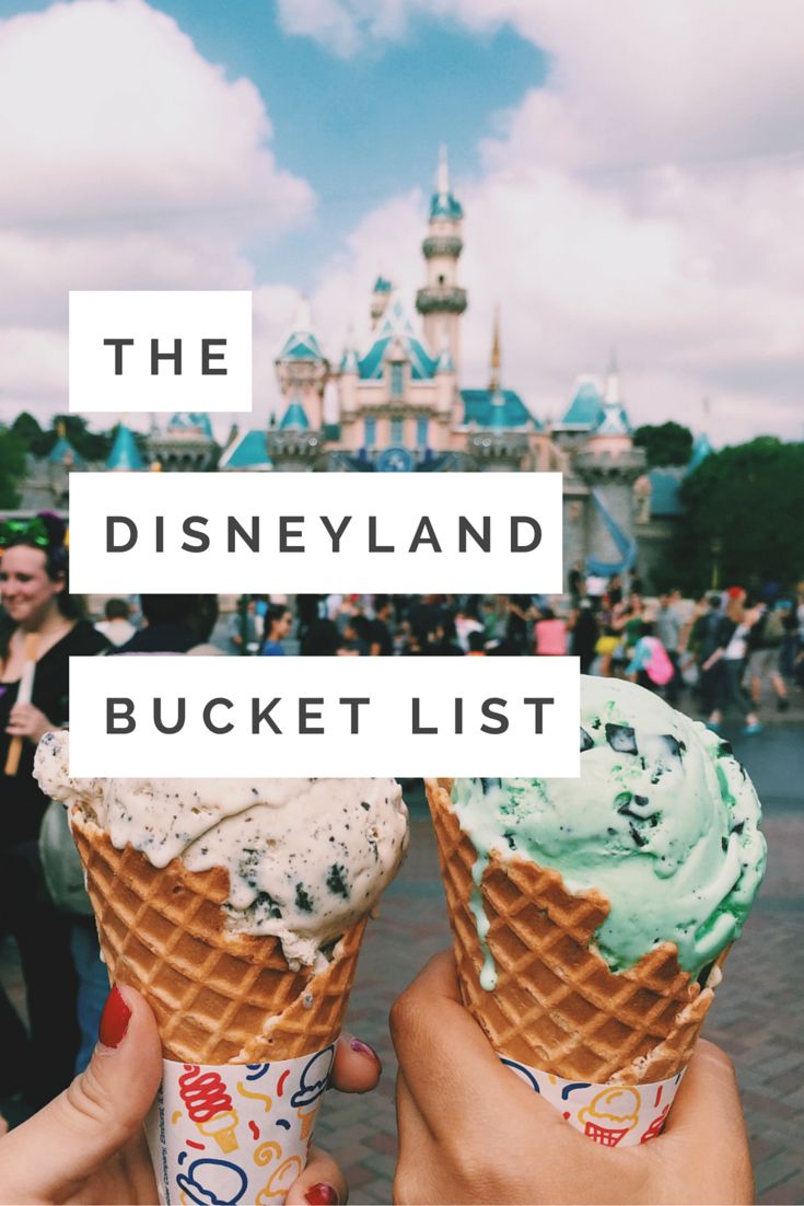 From rides to food, here is the ultimate Disneyland bucket l