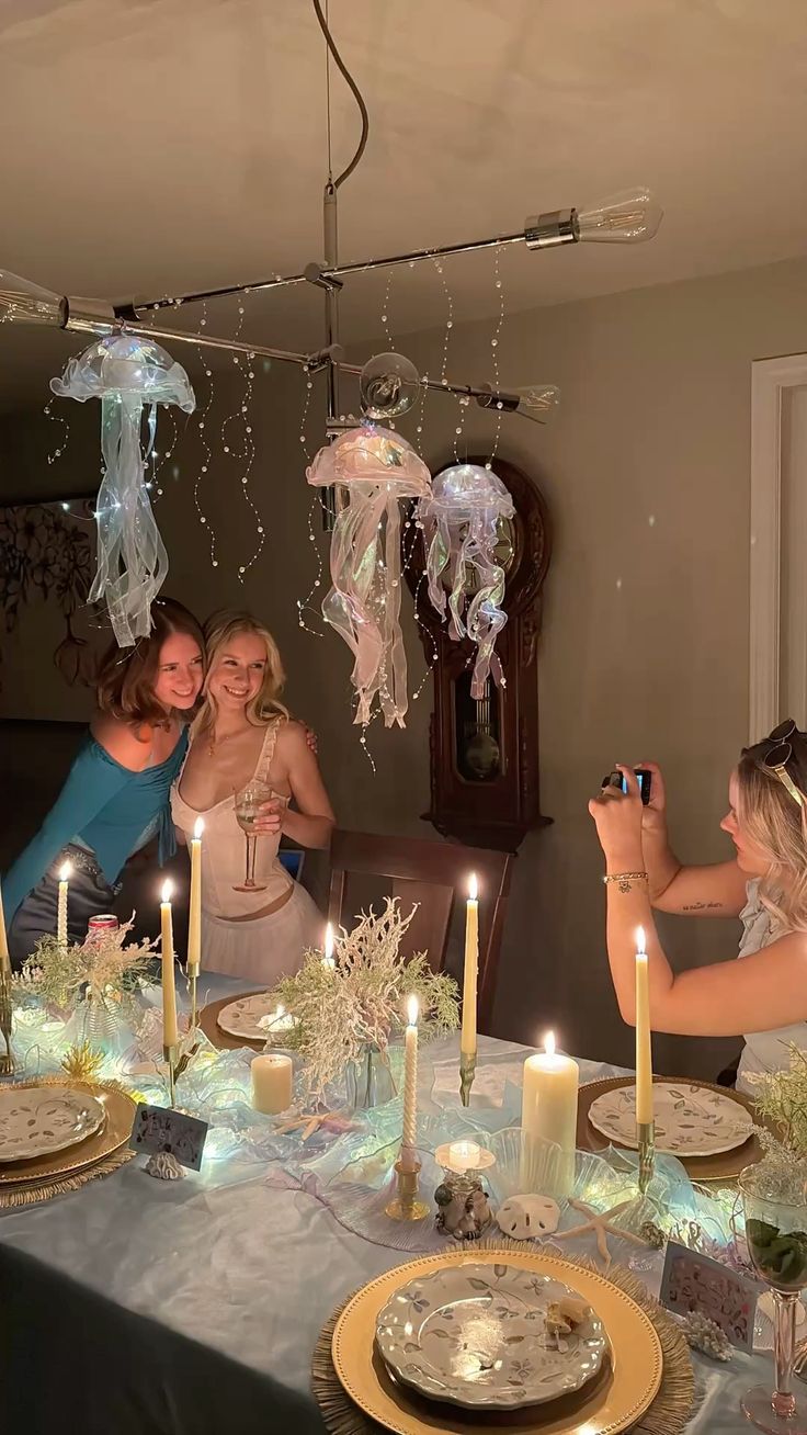 #mermaid #tablescape #dinnerparty