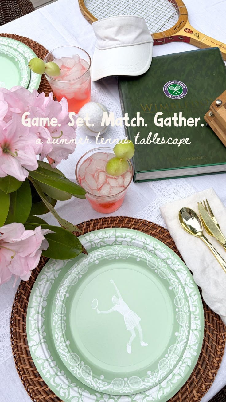 Game, set, soirée! 🎾  Turn your next gathering into a grand 