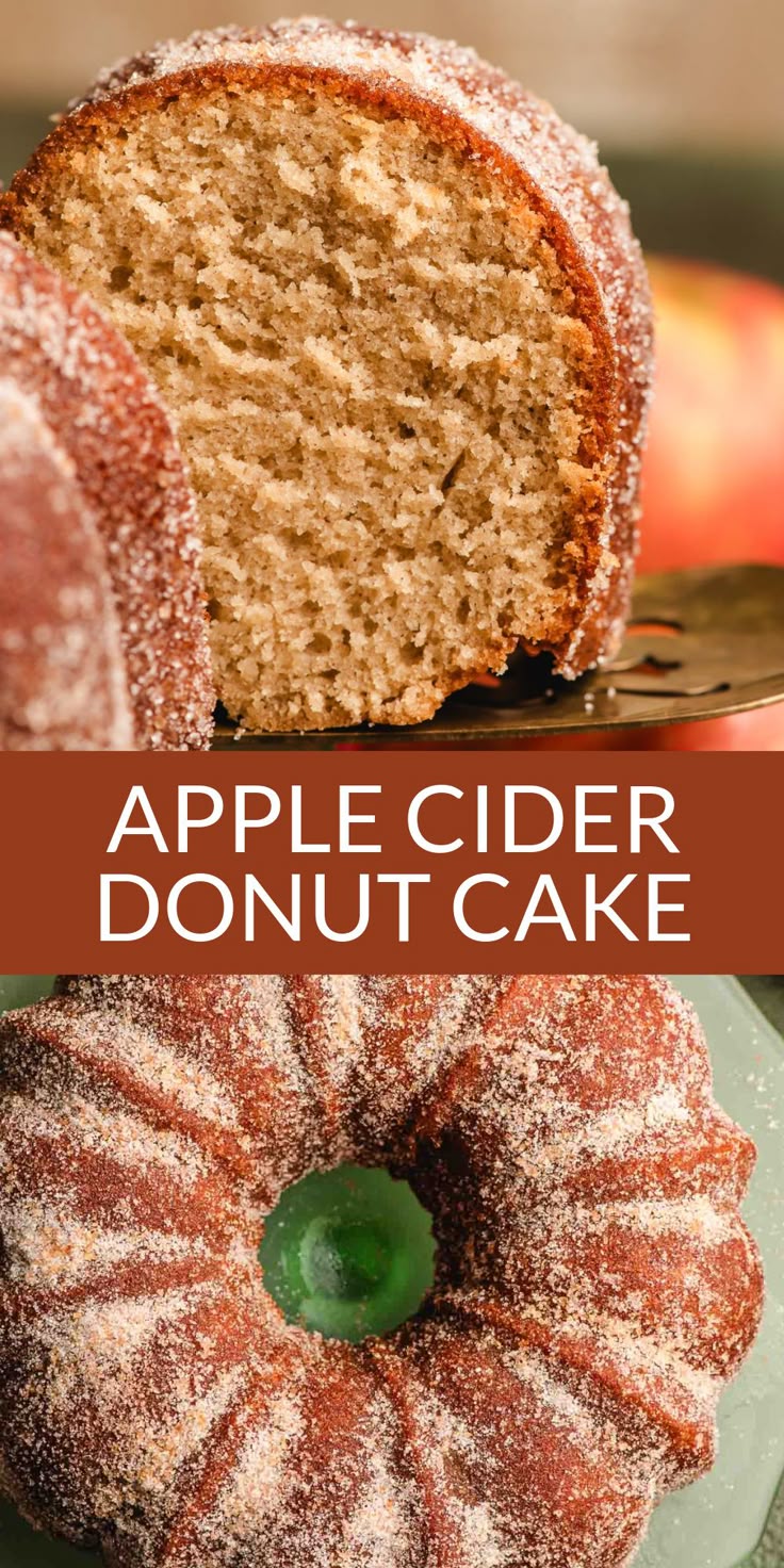This Apple Cider Donut Bundt Cake is a standout fall dessert