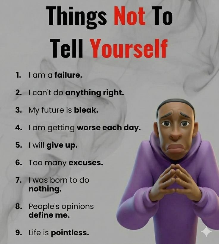 Negative self-talk is the biggest killer of success. Are you