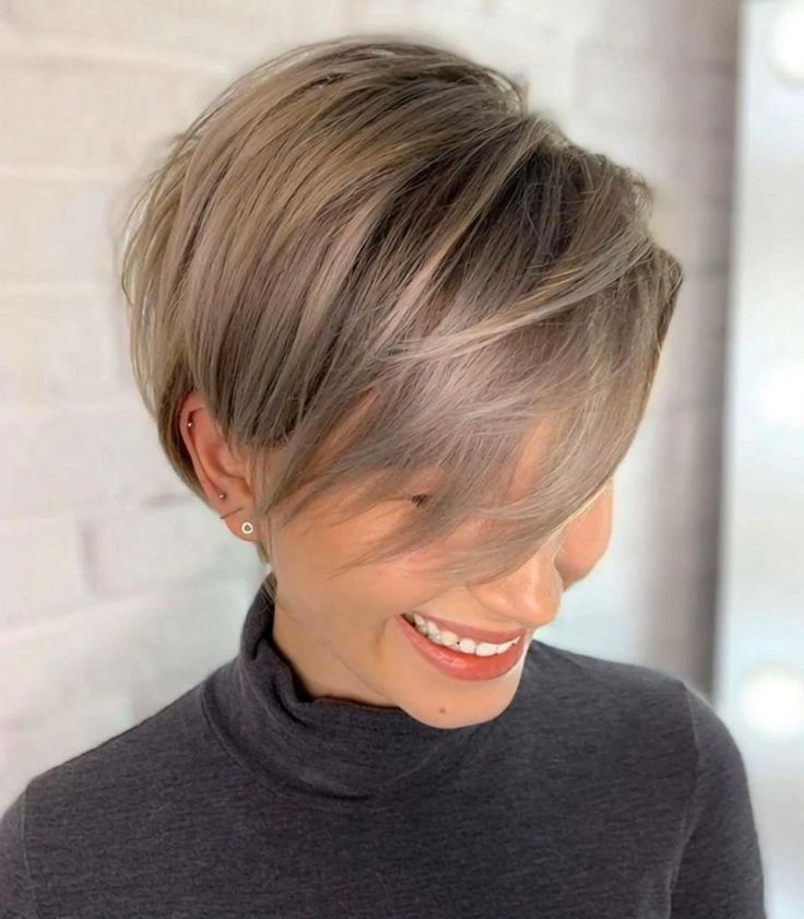 Long Layered Pixie Cut For Thin Hair