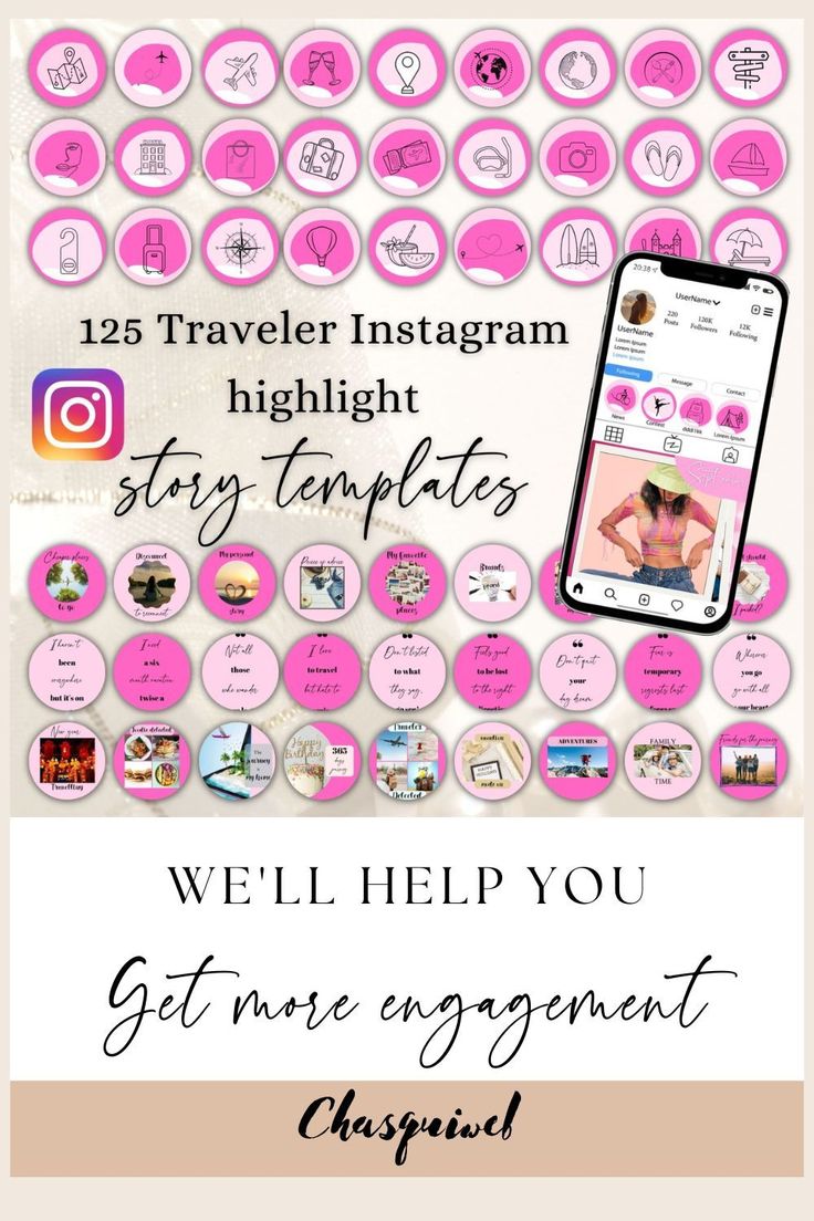 You will get: - 90 Traveler Instagram highlight story icons 