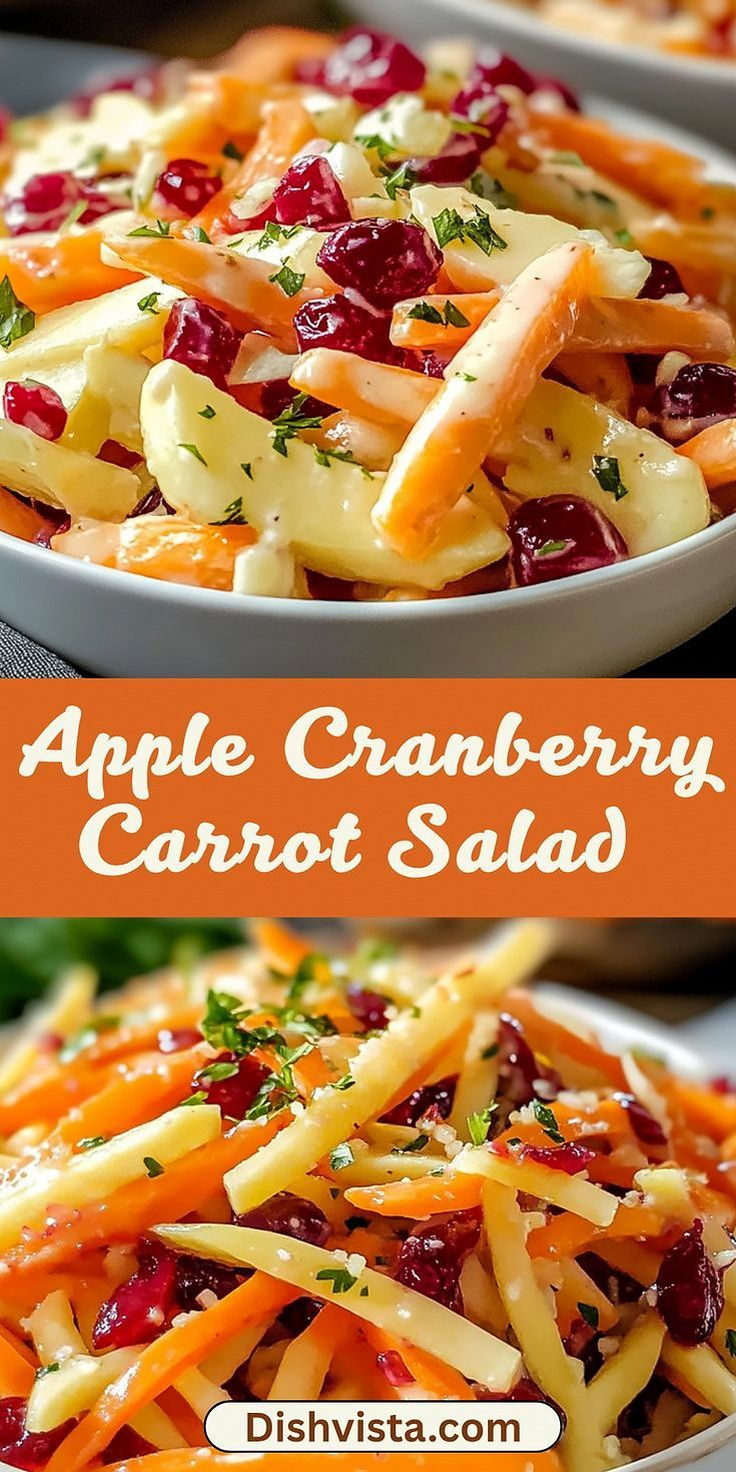 Enjoy a vibrant mix of crisp apples, tangy dried cranberries