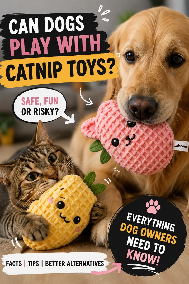 Can dogs play with catnip toys, or should you keep them away