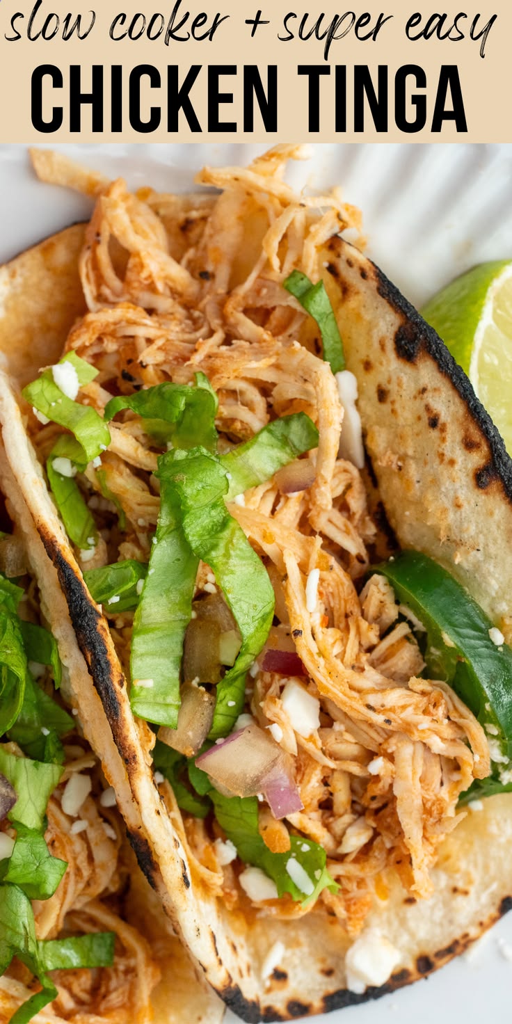 This easy chicken tinga recipe is the bold-flavored, slow-co