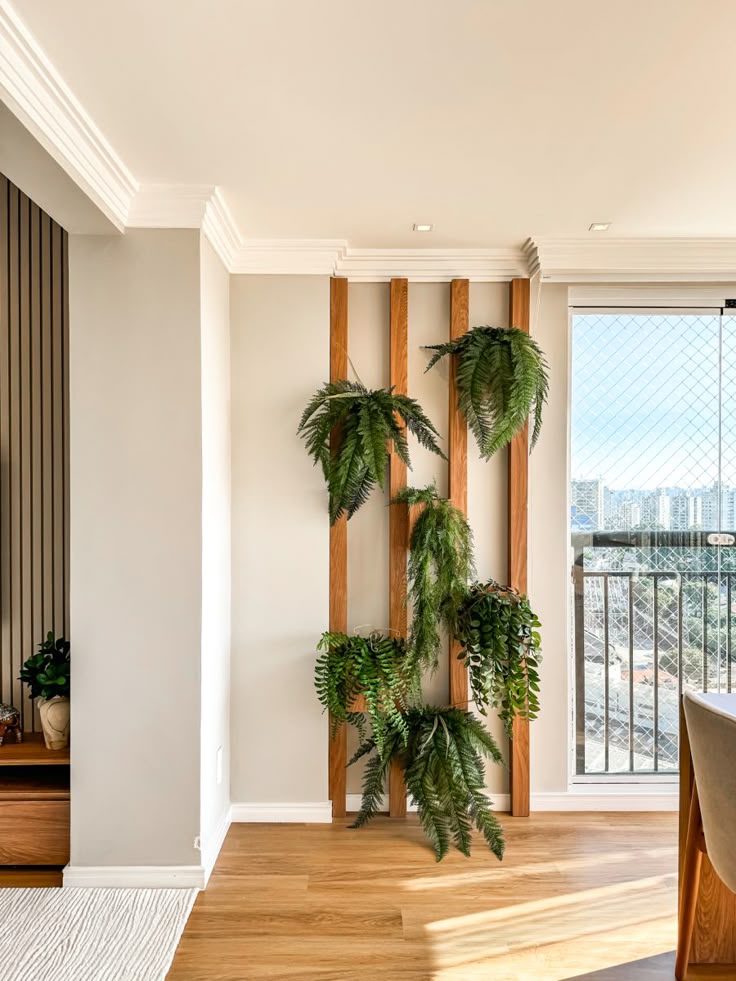 Criamos esse jardim vertical para fugir do tradicional e est