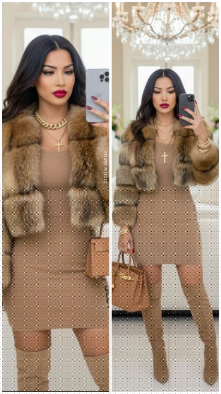 Embrace the warmth of brown tones this winter with a stylish