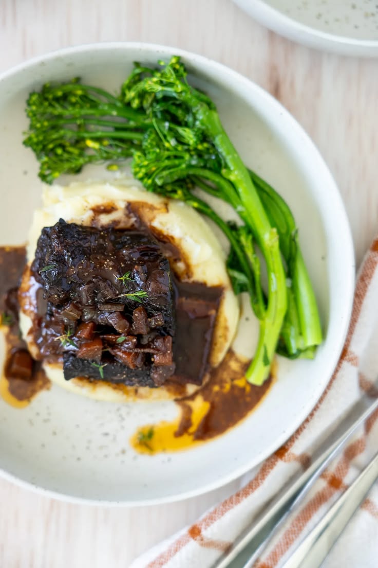 Red Wine Braised Short Ribs