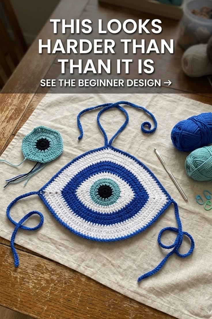 Evil eye top crochet patterns for creating stylish summer ou