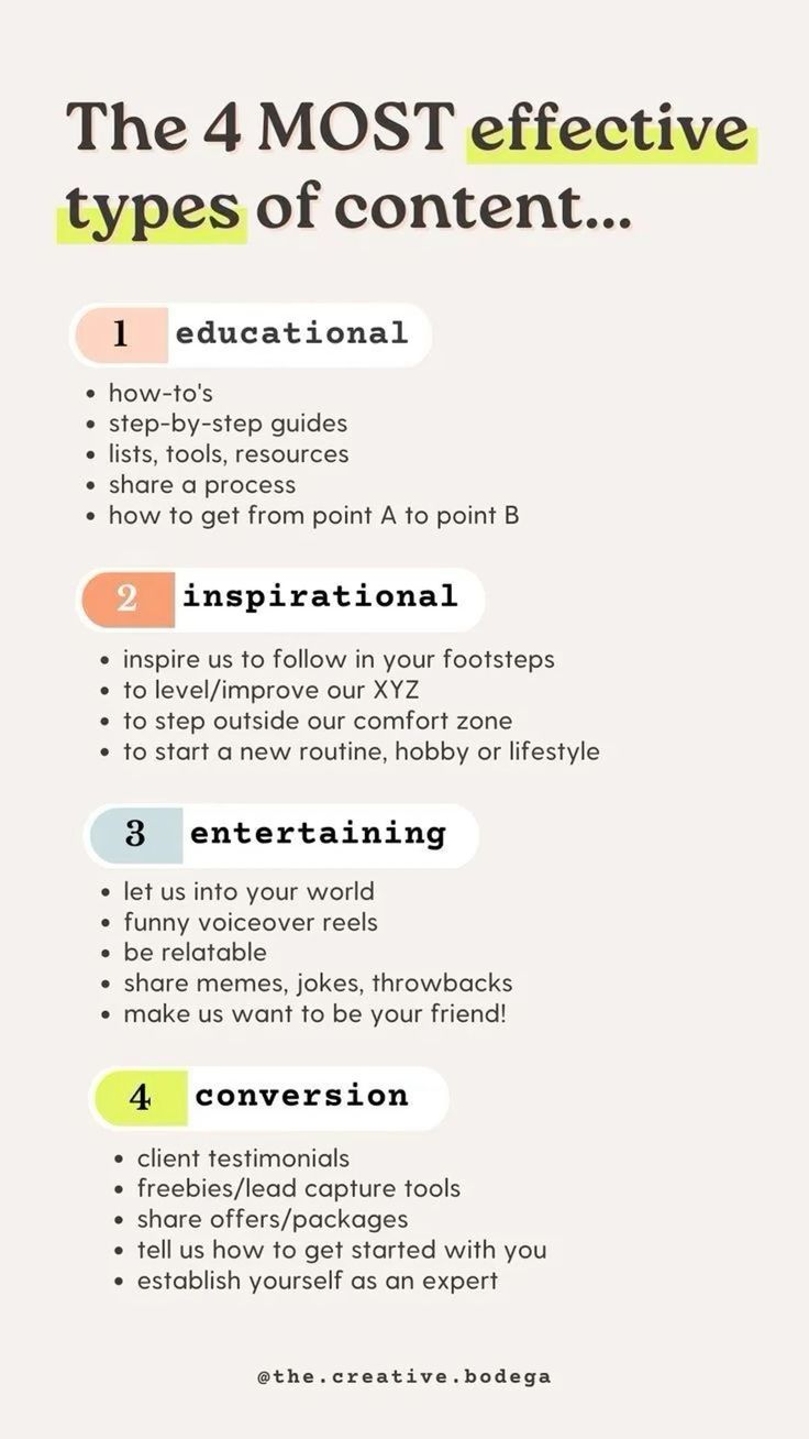 To get more engagement this are the four (4) most effective 