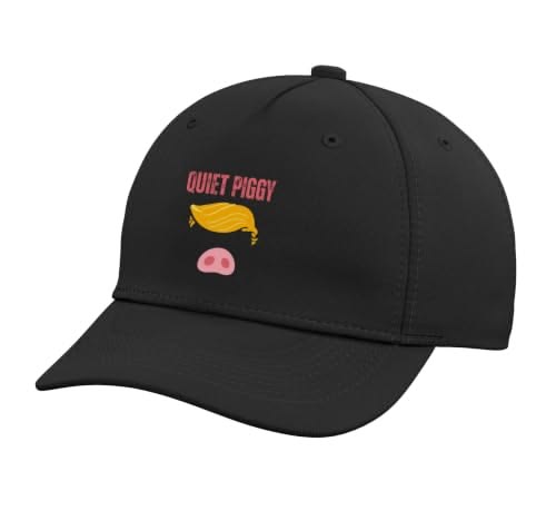 Quiet, Piggy Funny Protest Save America Adjustable Baseball 