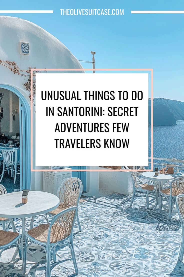 Want to see Santorini like a local? Skip the crowded Santori