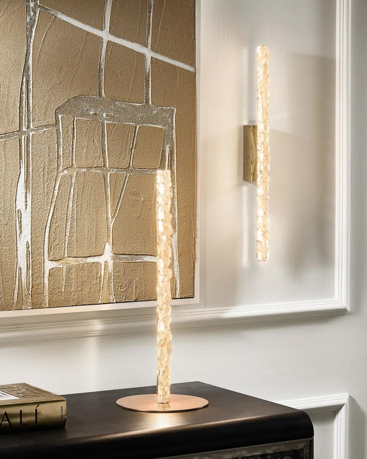 Demi LED Quartz Wall Sconce 19.75"