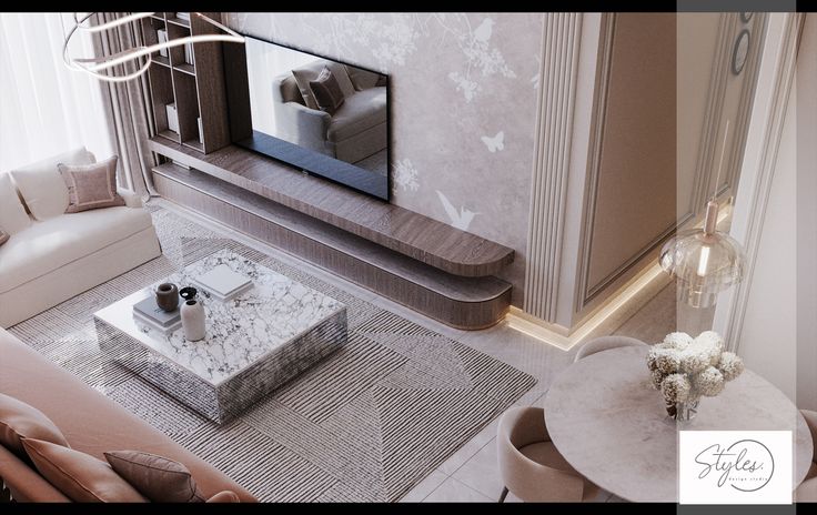 From my interior design work: a living room with a partially