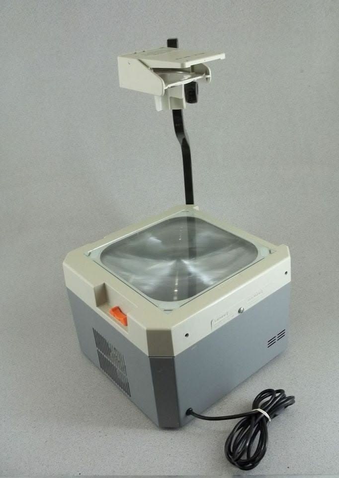 Overhead Projector in The Classroom : r/nostalgia