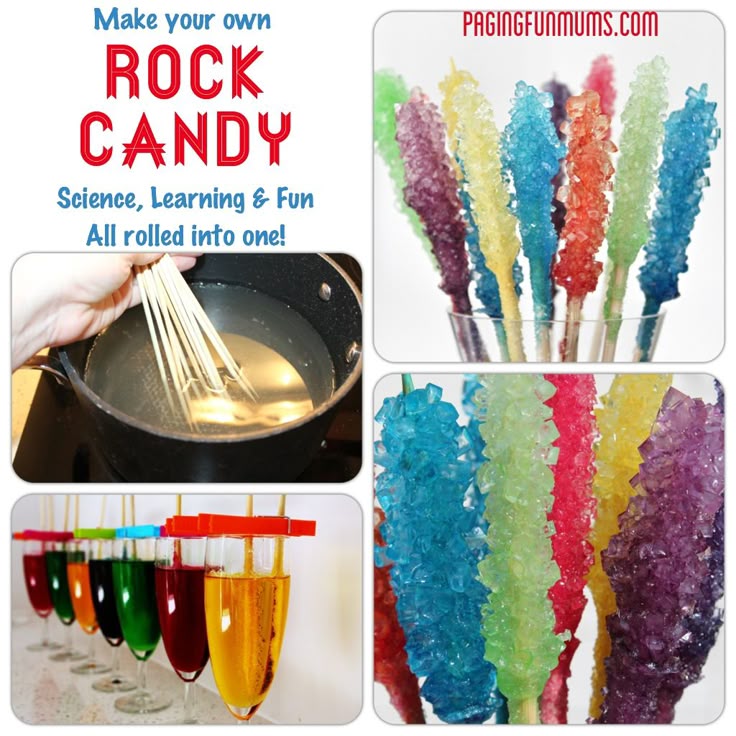 How to make your very own Rock Candy at home! It's so simple
