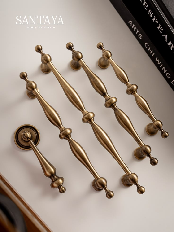Santaya Antique Brass Handles Bronze Pendants Handle Cabinet