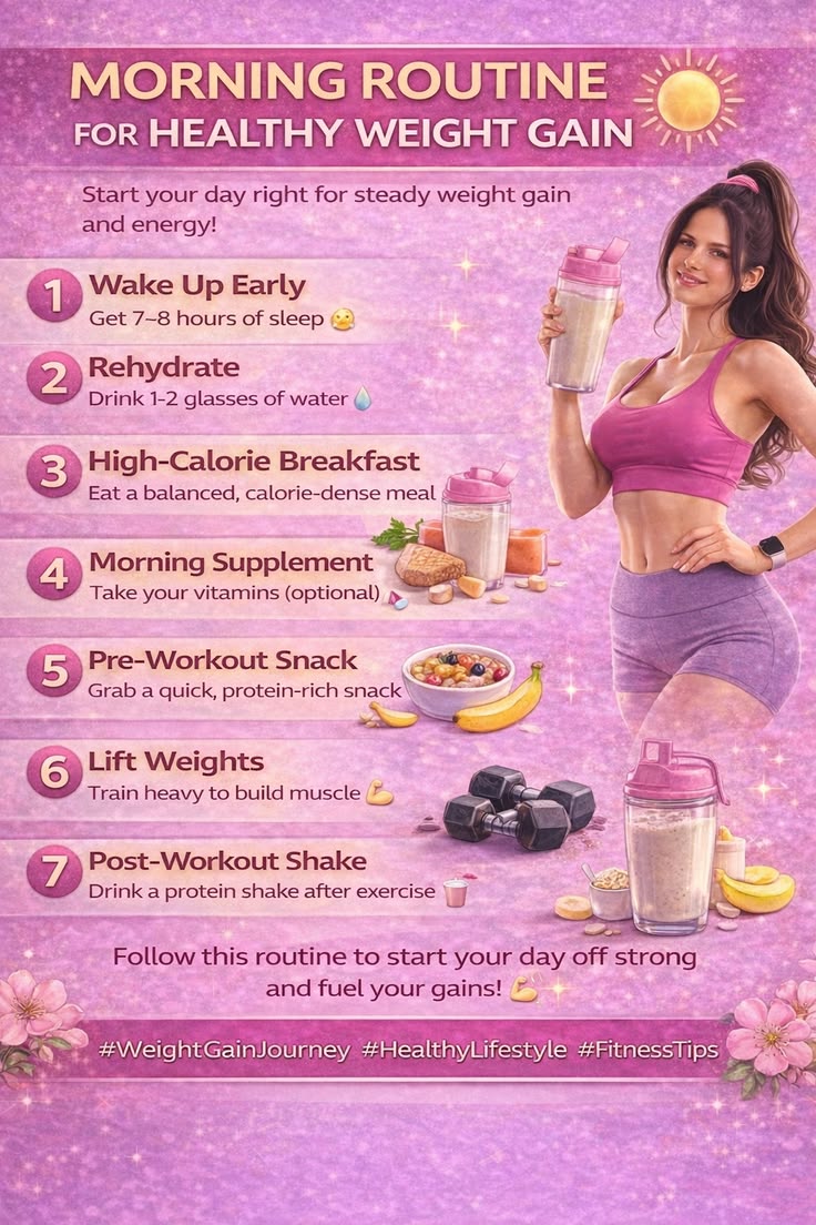 Starting your day with the right habits can help you gain we