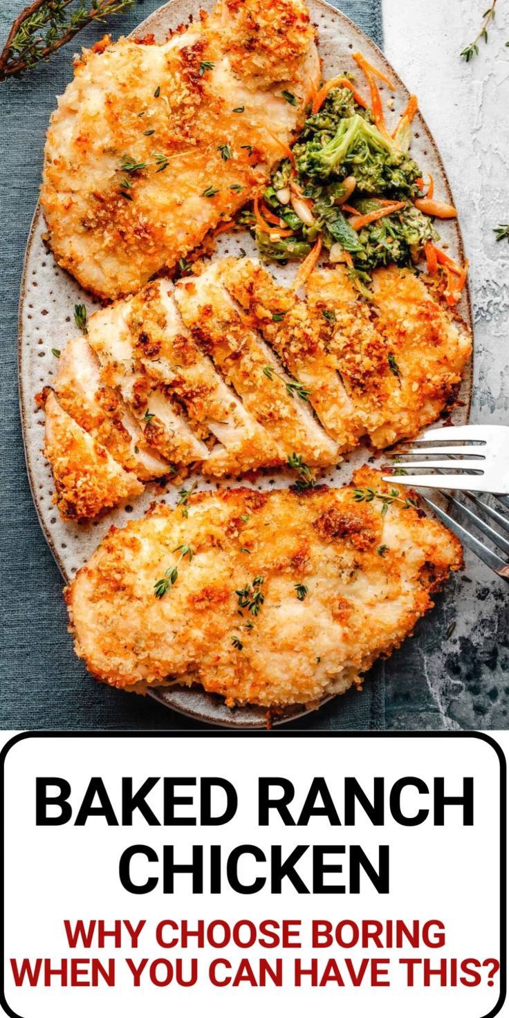 Savor the simplicity and flavor of Baked Ranch Chicken! This